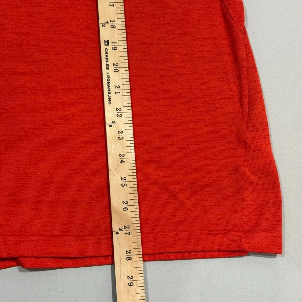 Nike Dri Fit Men's Red/Orange‎ Short Sleeve Athletic T Shirt Size Large L